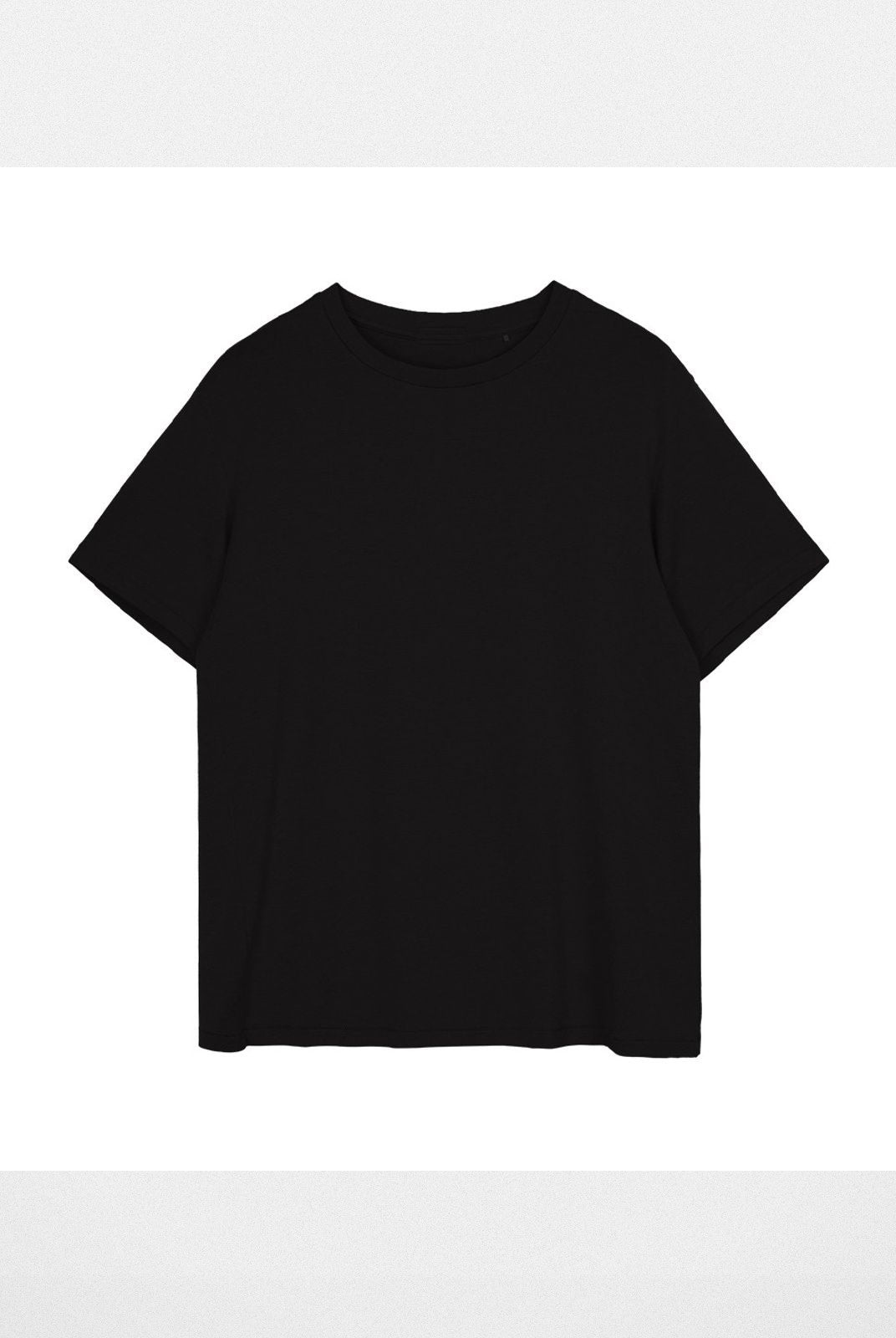 Simple Project Merino Wool Blend Crew T Shirt in Black