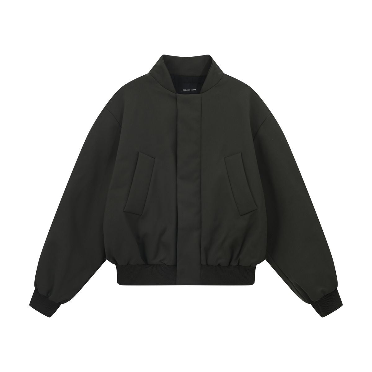 Roolrren Homme Thinsulate Padded Bomber Jacket in Green