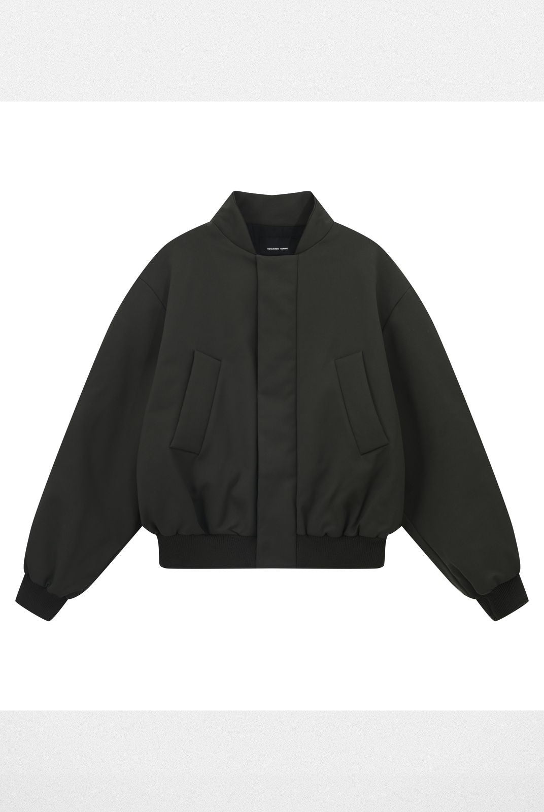 Roolrren Homme Thinsulate Padded Bomber Jacket in Green