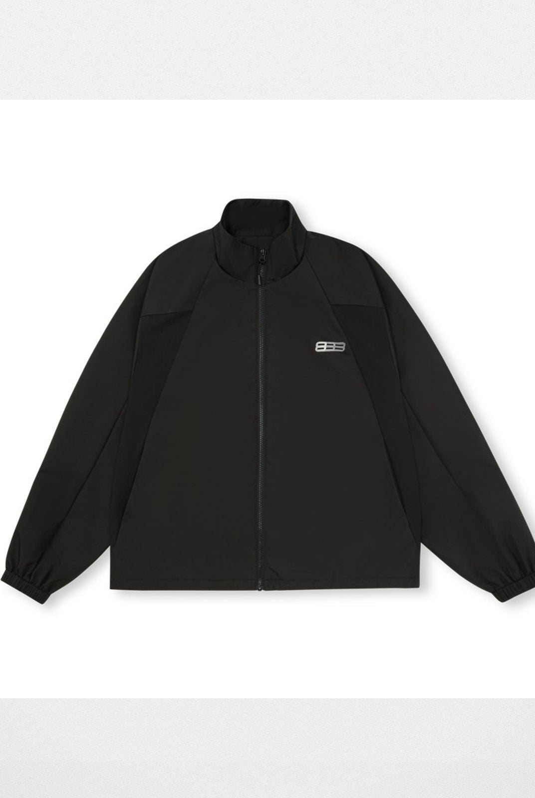FPA Teflon Panelled Stand Collar Jacket in Black