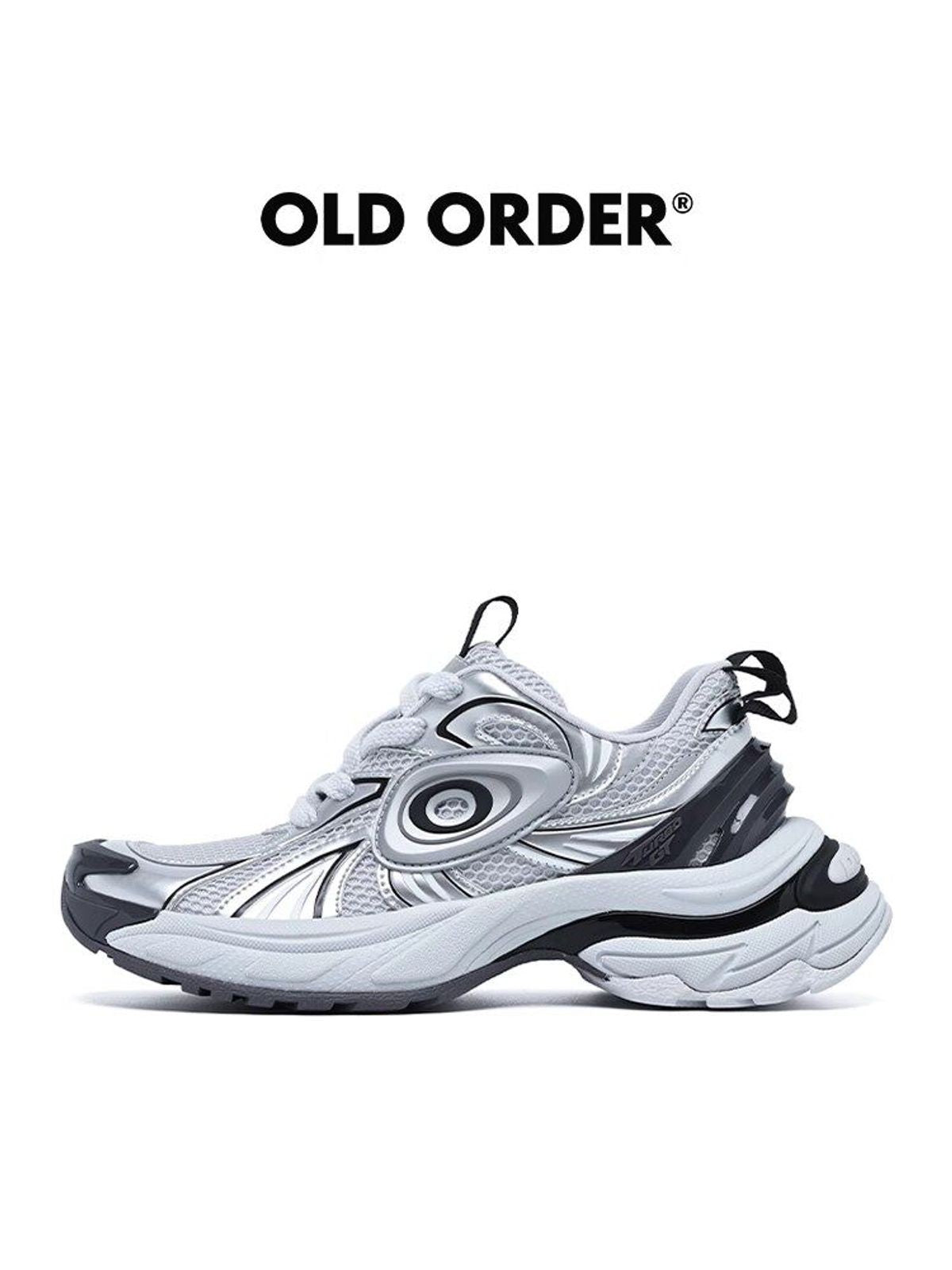 OLDORDER Turbo GT Silver Platform Sneakers in Silver