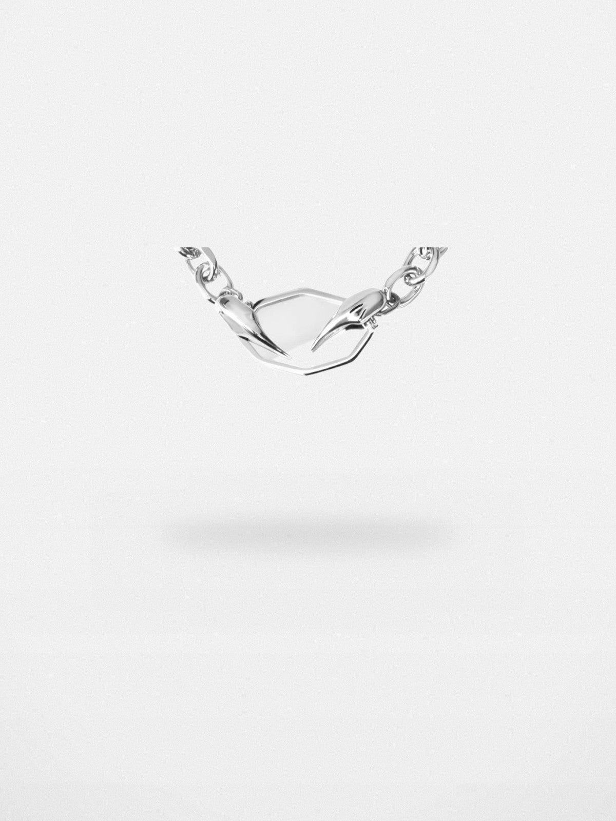 BLACKHEAD Panic Mirror Pendant Necklace in Silver