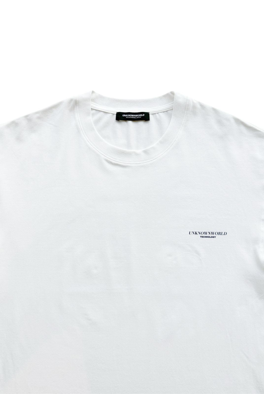 UNKNOWNWORLD Small Logo Cotton T Shirt in White