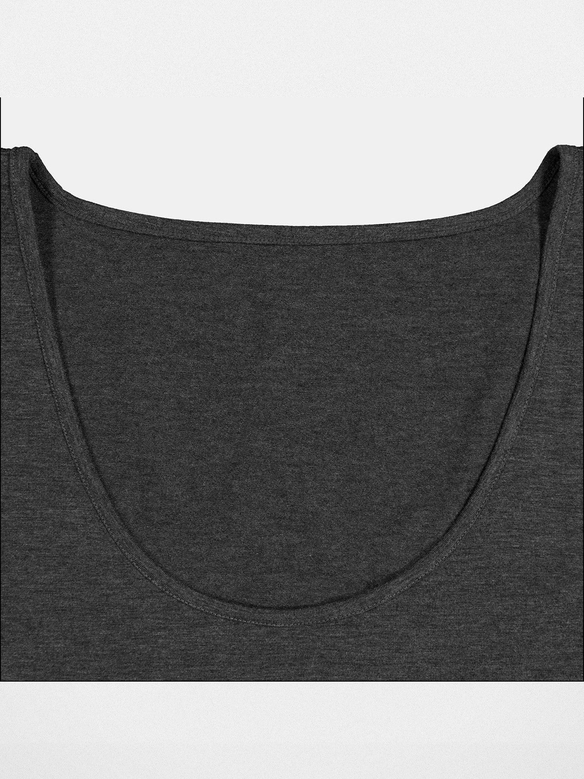 FaxCopyExpress Flutter Sleeve Open Back Top in Gray - Detail