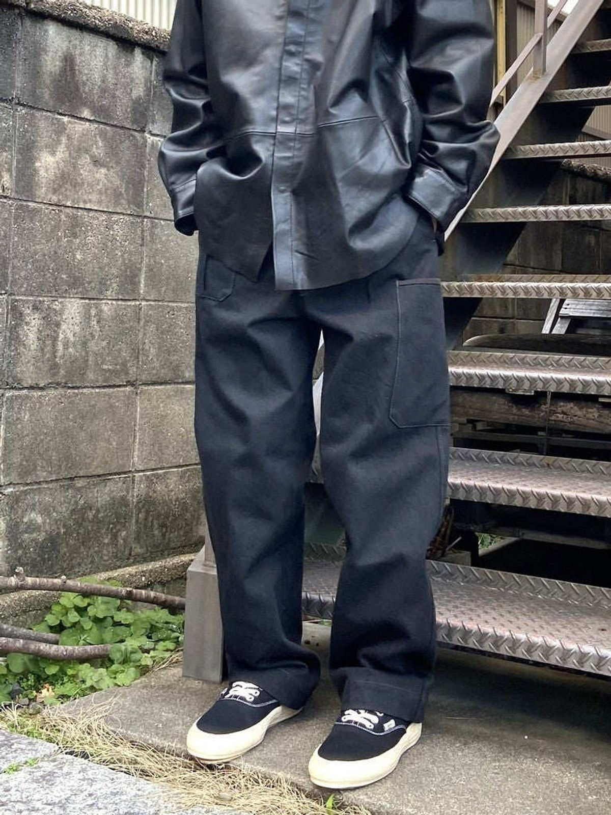 Soda Retro Canvas Low Top Sneakers in BLACK 【S14FW703 】 - On Model