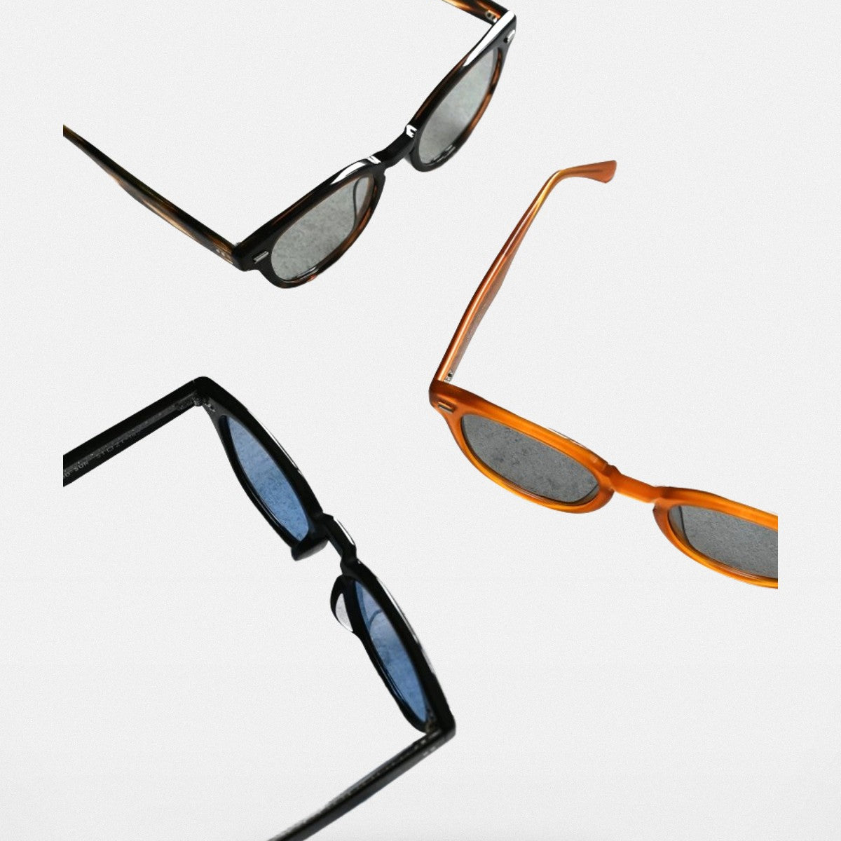 FUTURE UPDATE Caramel Oval Sunglasses in Orange