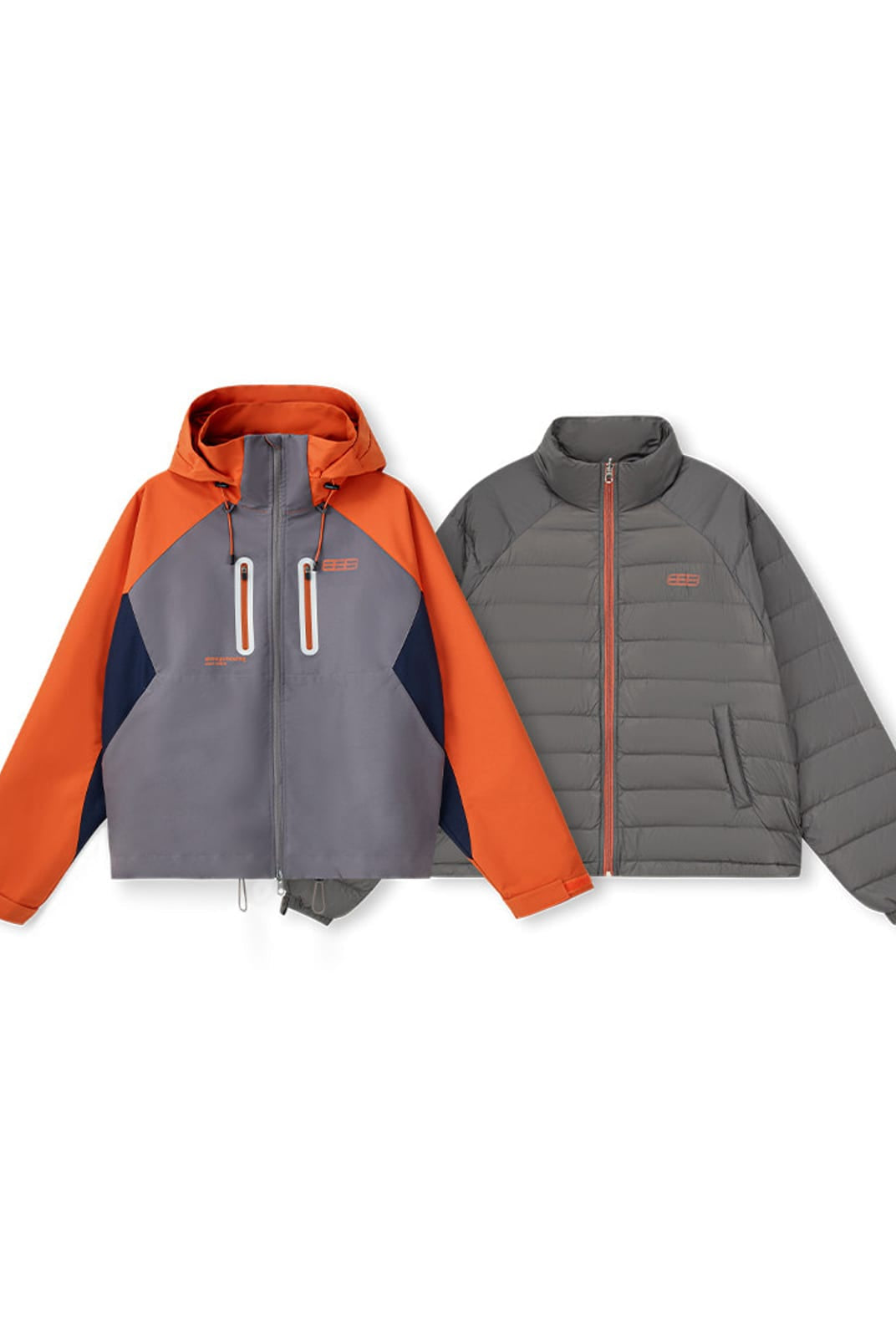 FPA 3 in 1 Hardshell Jacket Down Liner in Gray