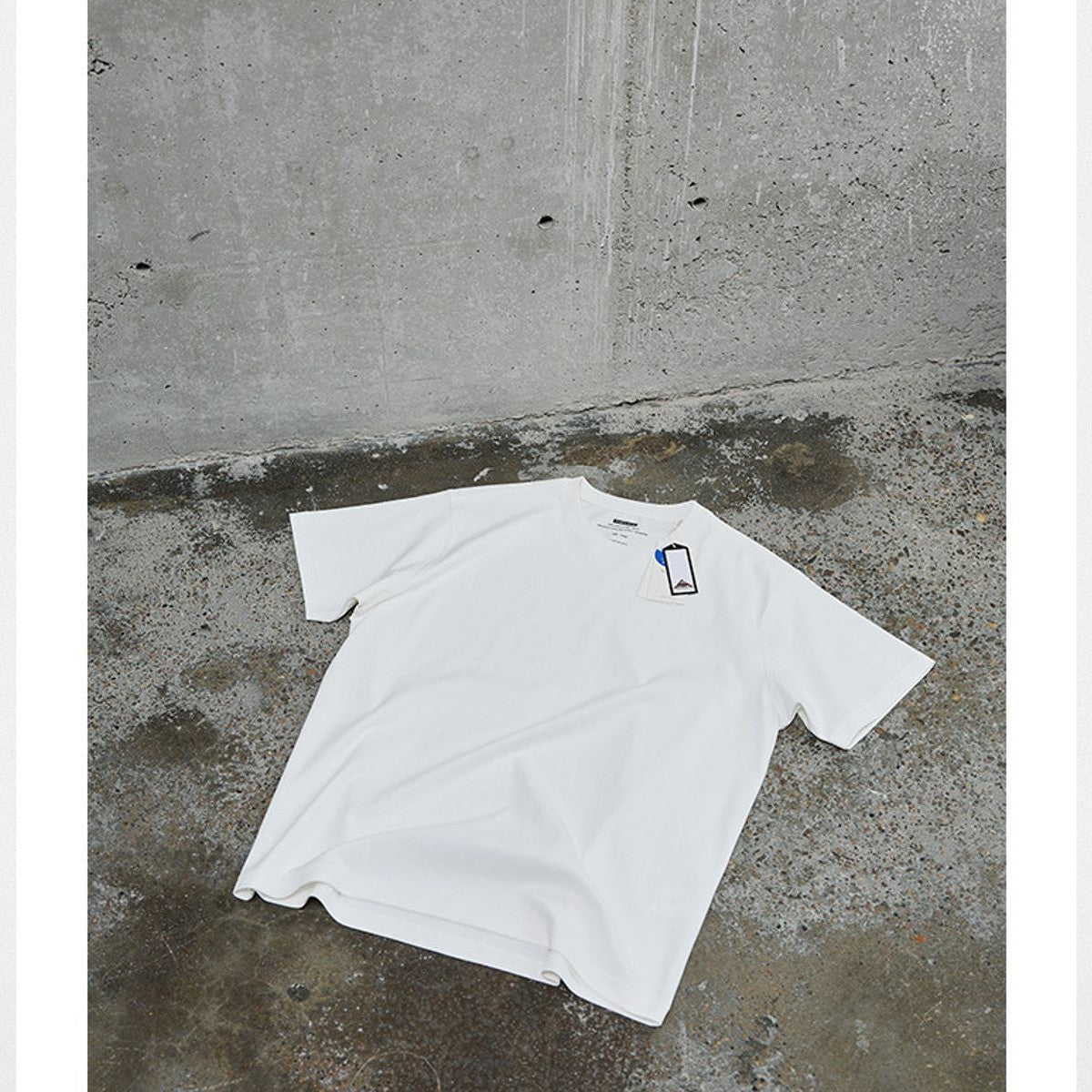 NANS Long Staple Cotton Long Sleeve T Shirt in White