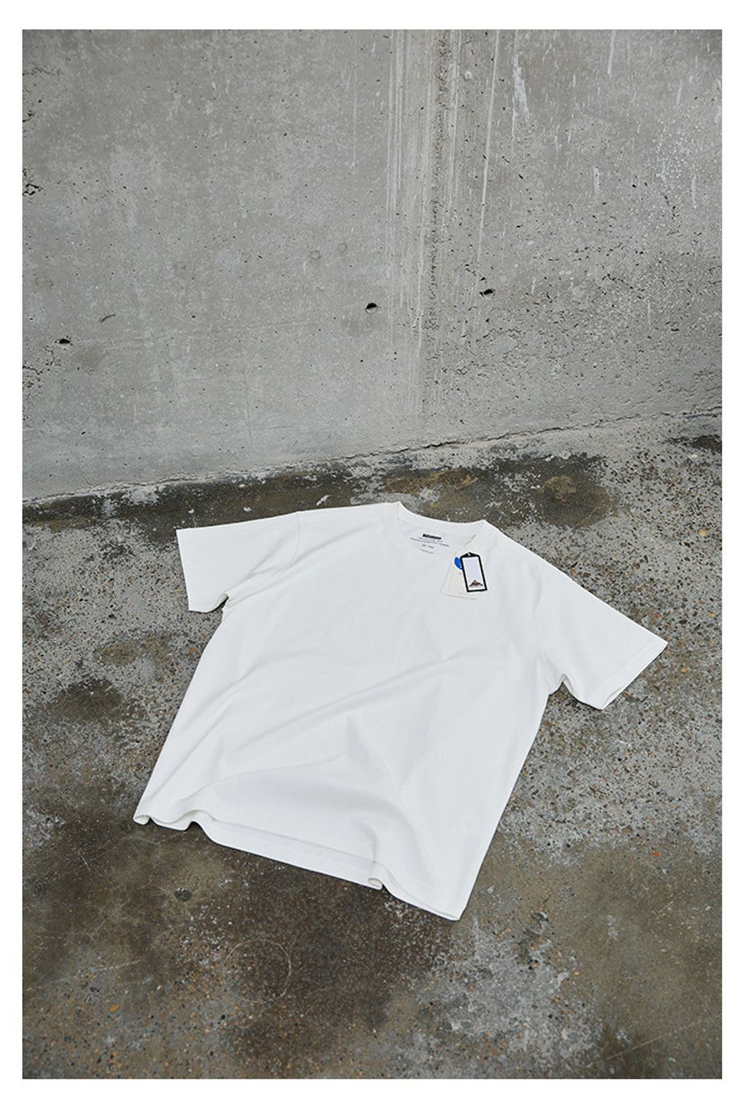 NANS Long Staple Cotton Long Sleeve T Shirt in White
