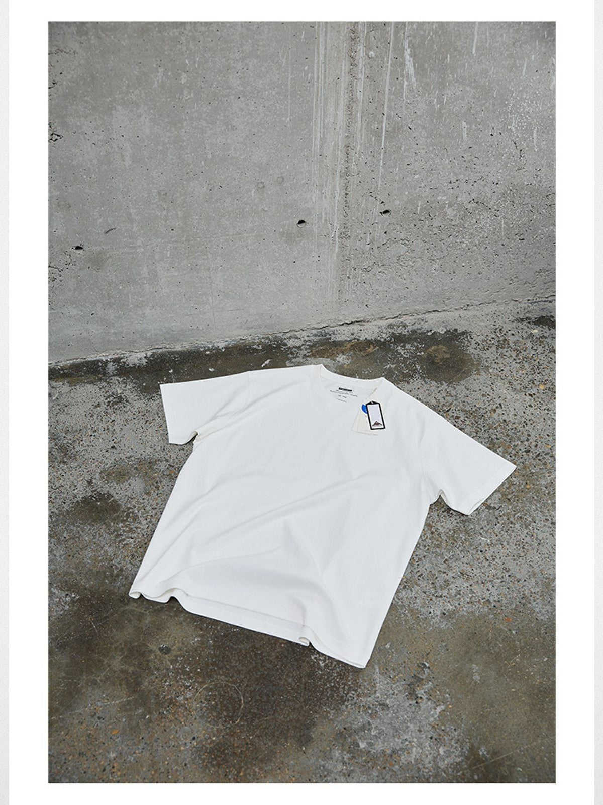 NANS Long Staple Cotton Long Sleeve T Shirt in White