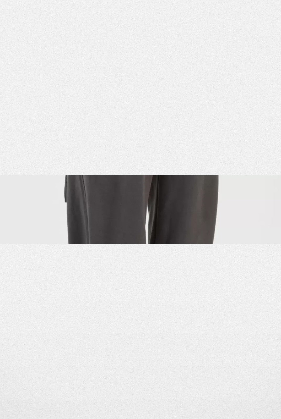 BLINDNOPLAN Zipper Detail Cotton Joggers in Gray - On Model