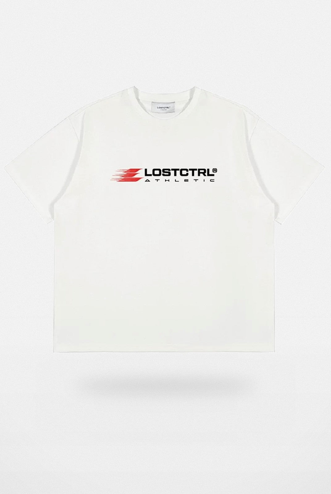 LOSTCTRL Heavyweight Cotton Logo T Shirt in Black