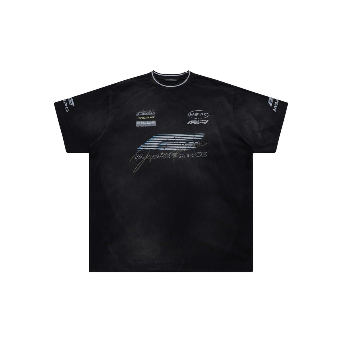 MasonPrince Racing Club Graphic T Shirt in Black