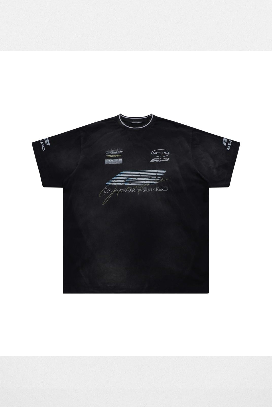 MasonPrince Racing Club Graphic T Shirt in Black