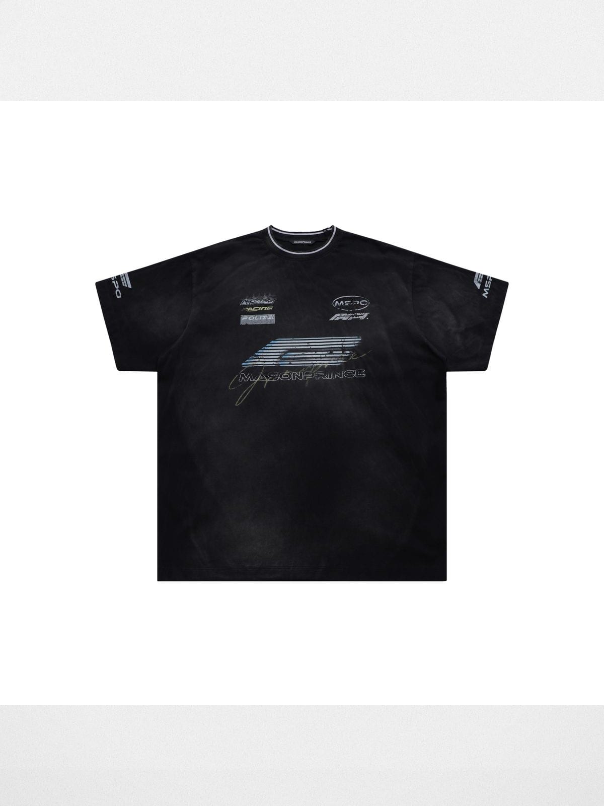 MasonPrince Racing Club Graphic T Shirt in Black