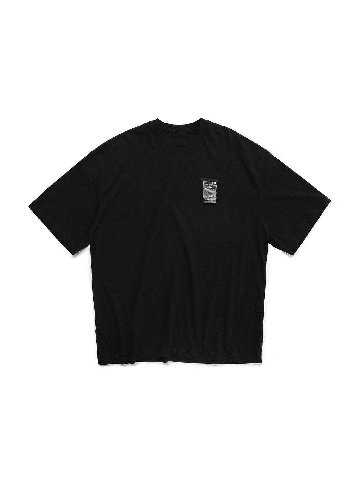 MasonPrince Heavy Wash Cotton T Shirt in Black