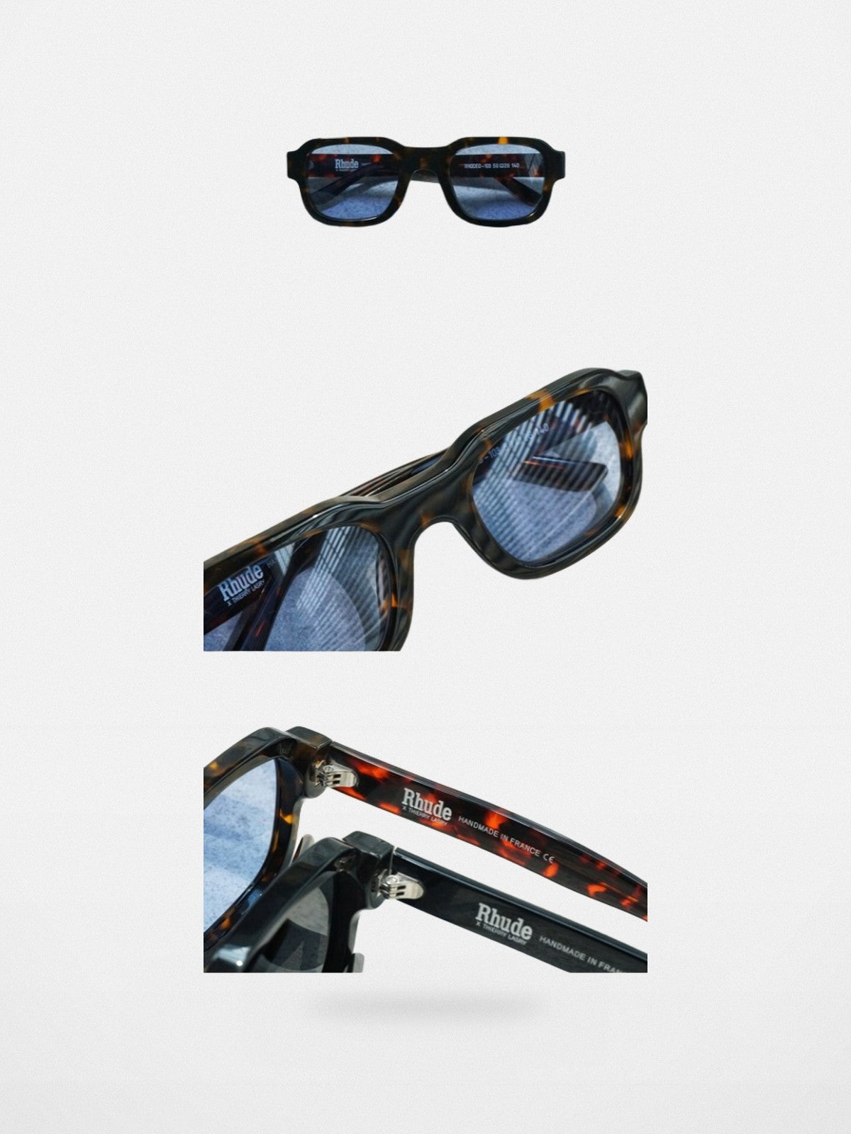 FUTURE UPDATE Rectangular Acetate Sunglasses in Brown