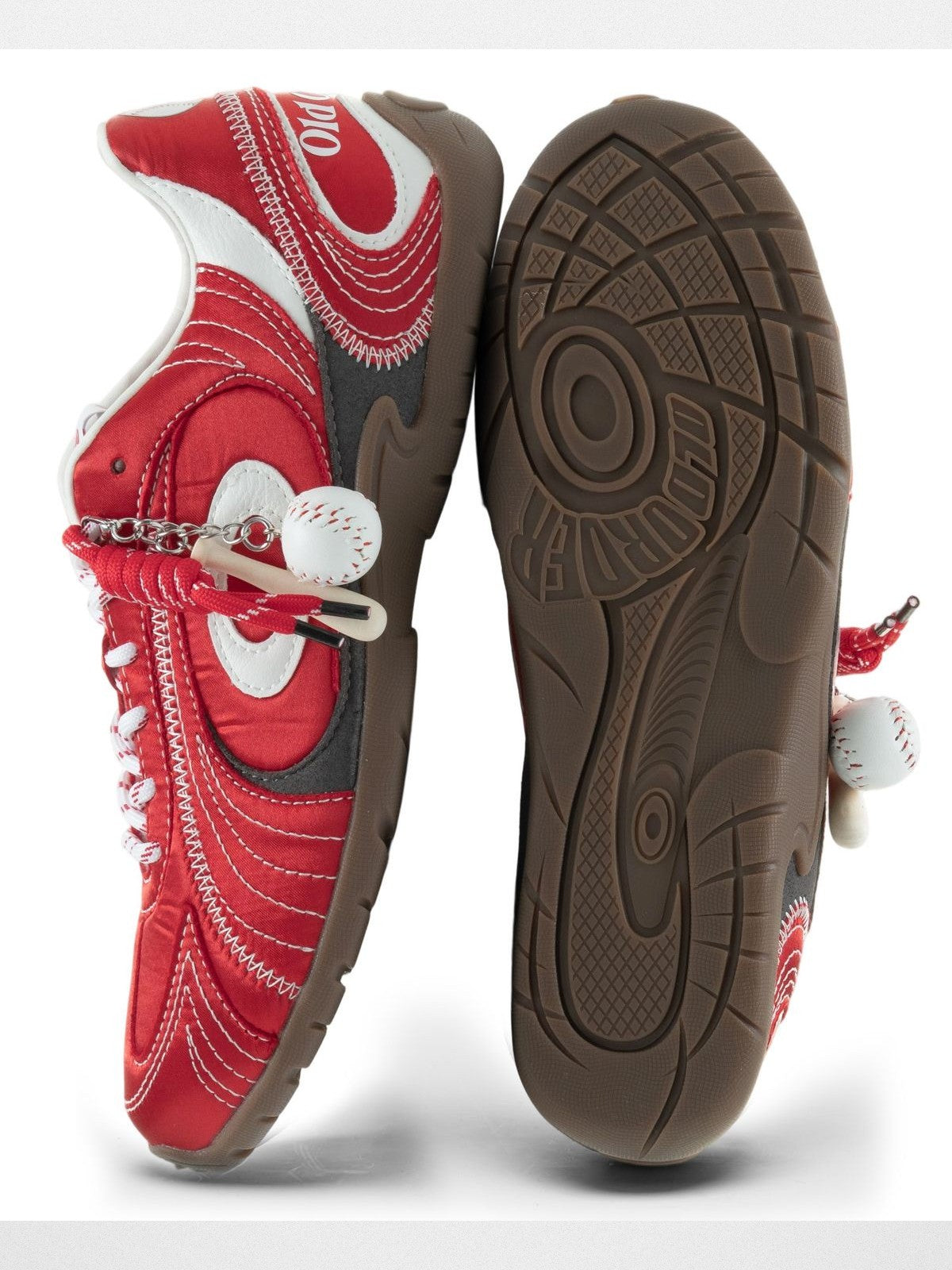 OLDORDER Turbo Lite Red Sneakers in Red