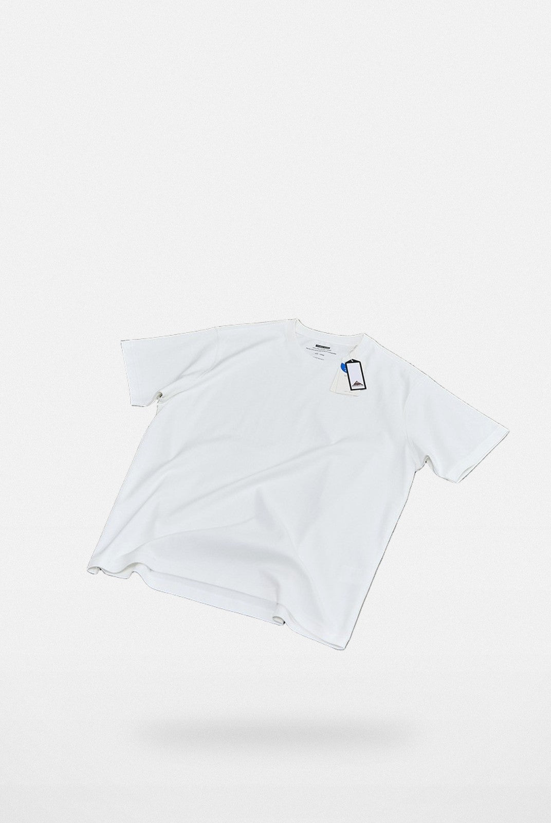 NANS Long Staple Cotton Long Sleeve T Shirt in White
