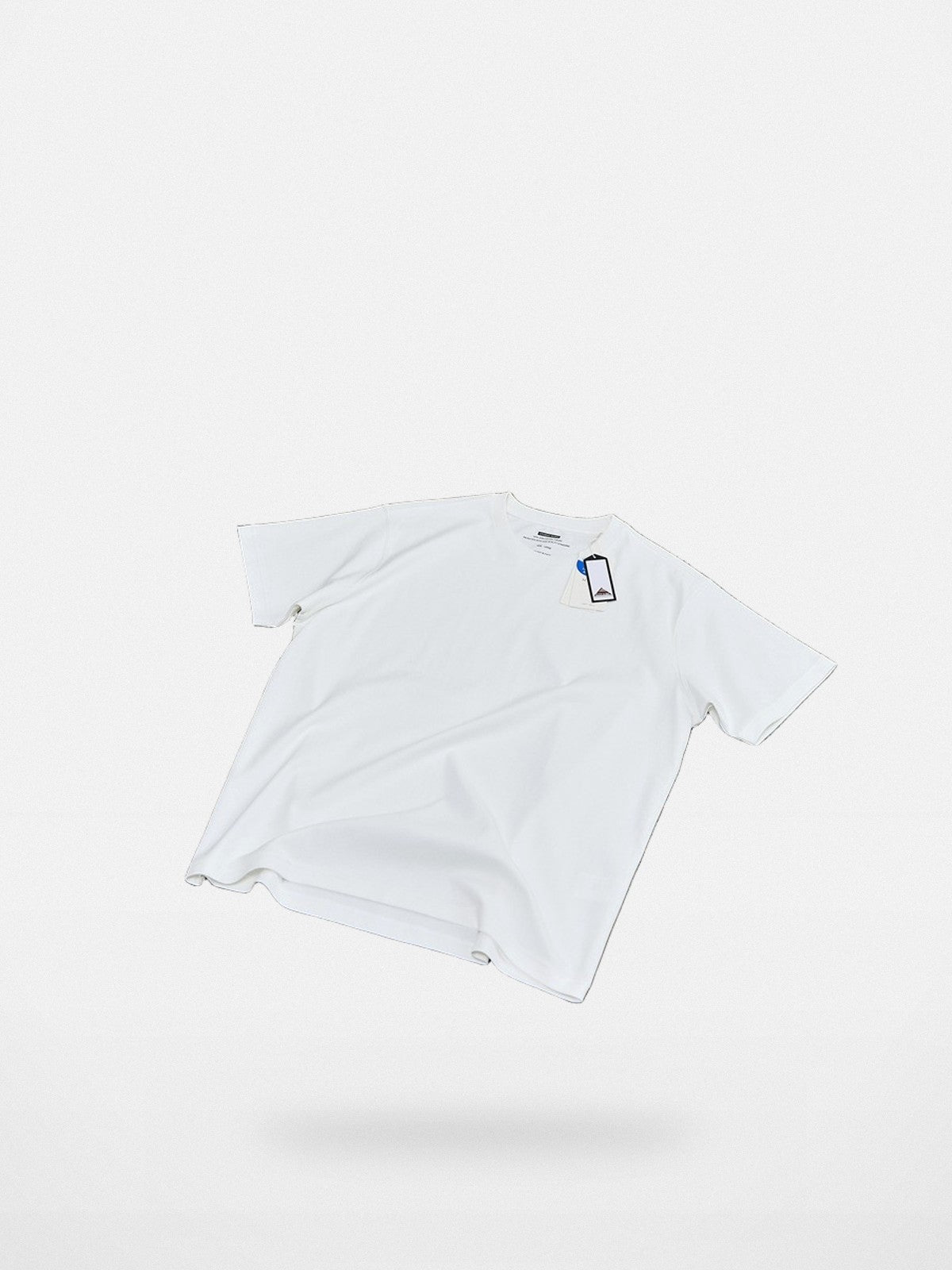 NANS Long Staple Cotton Long Sleeve T Shirt in White