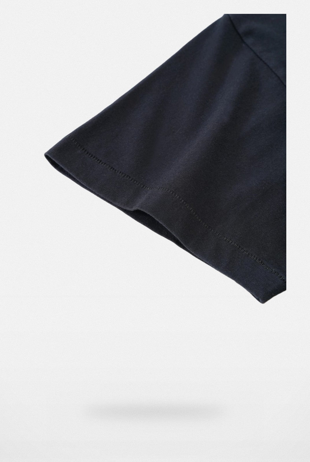 Retro 21 Tubular Knit Brushed Cotton T Shirt in Black