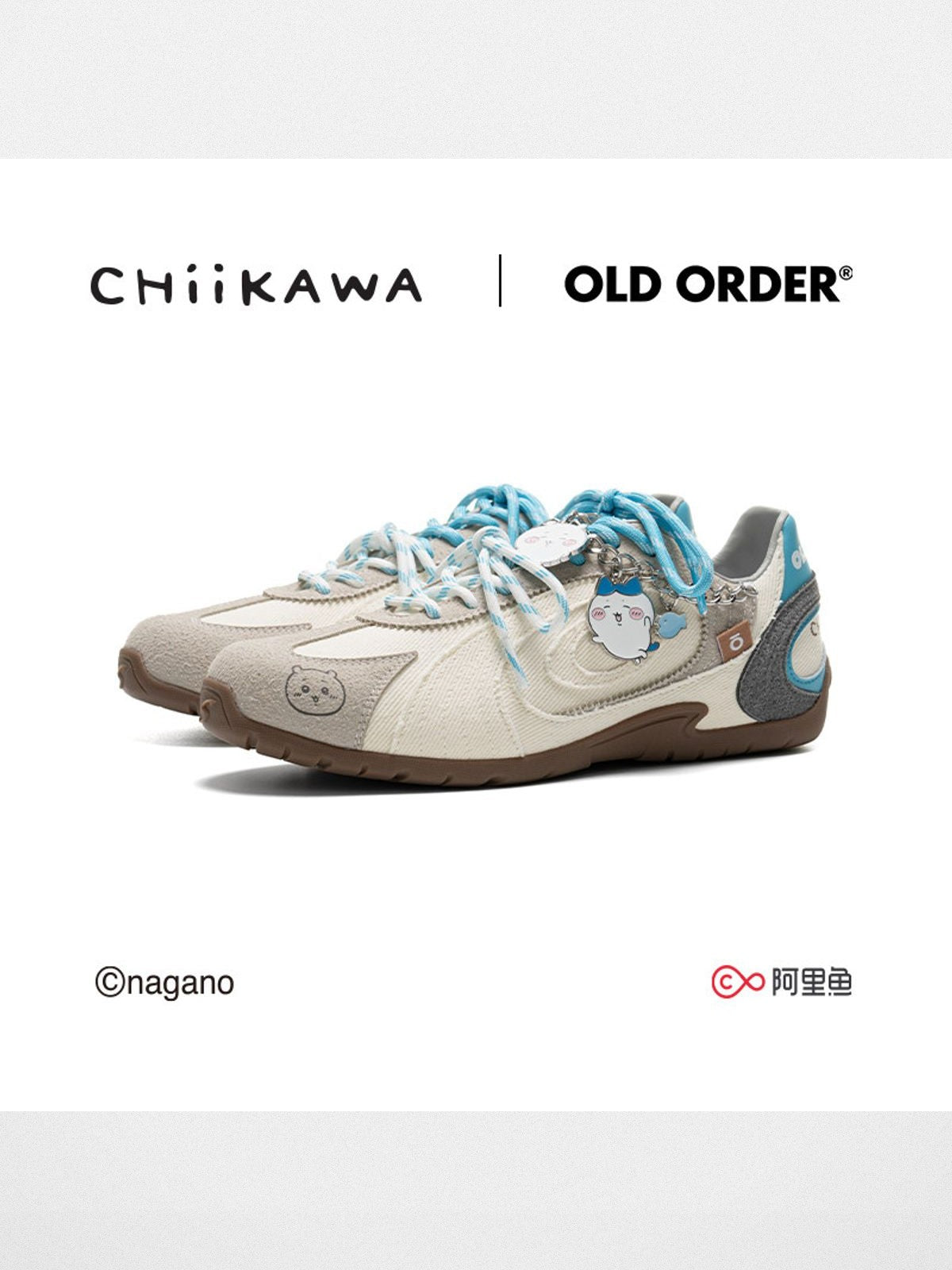 OLDORDER Chiikawa Turbo Lite GAT Sneakers in White