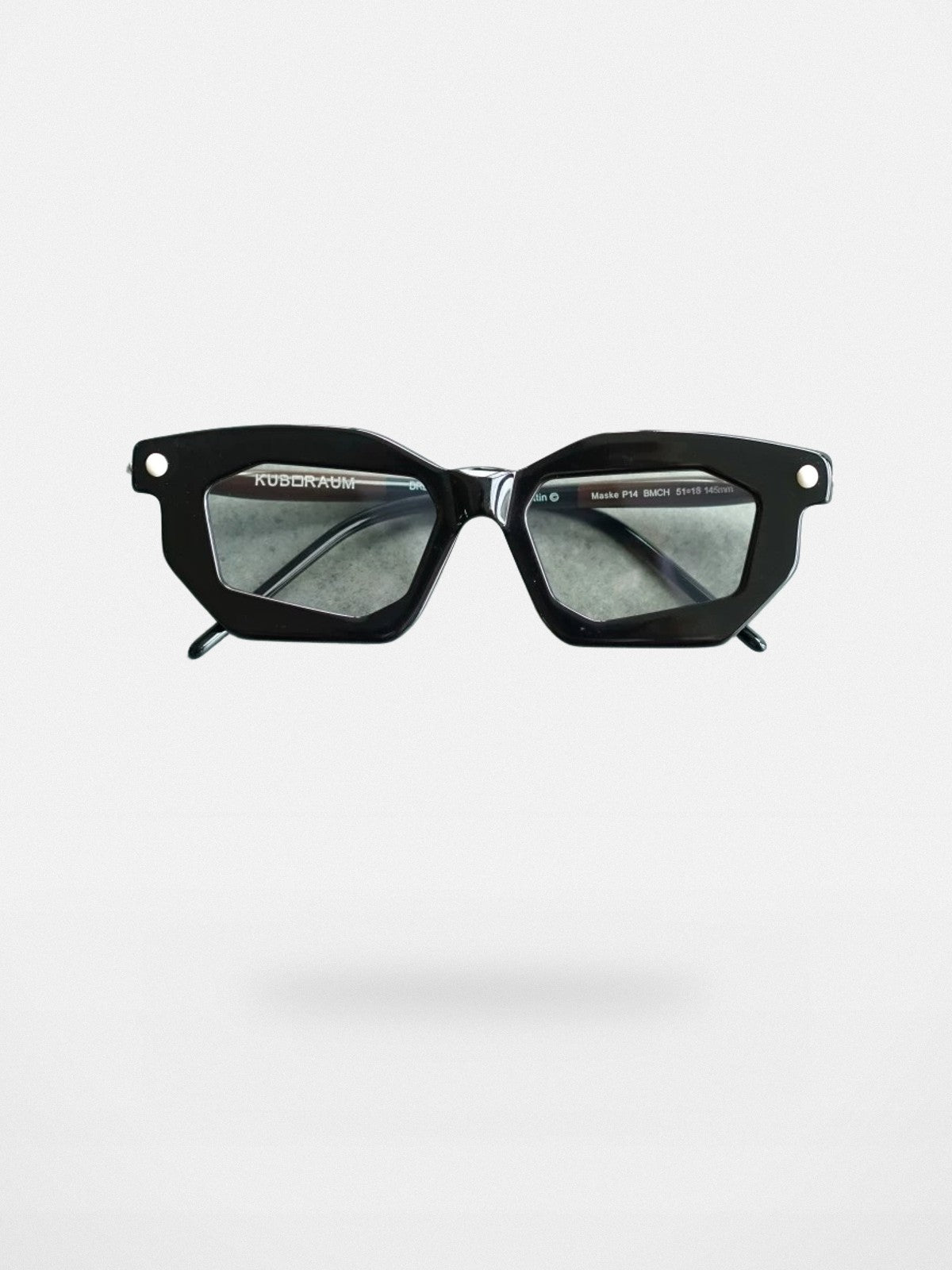 FUTURE UPDATE Geometric Acetate Sunglasses in White