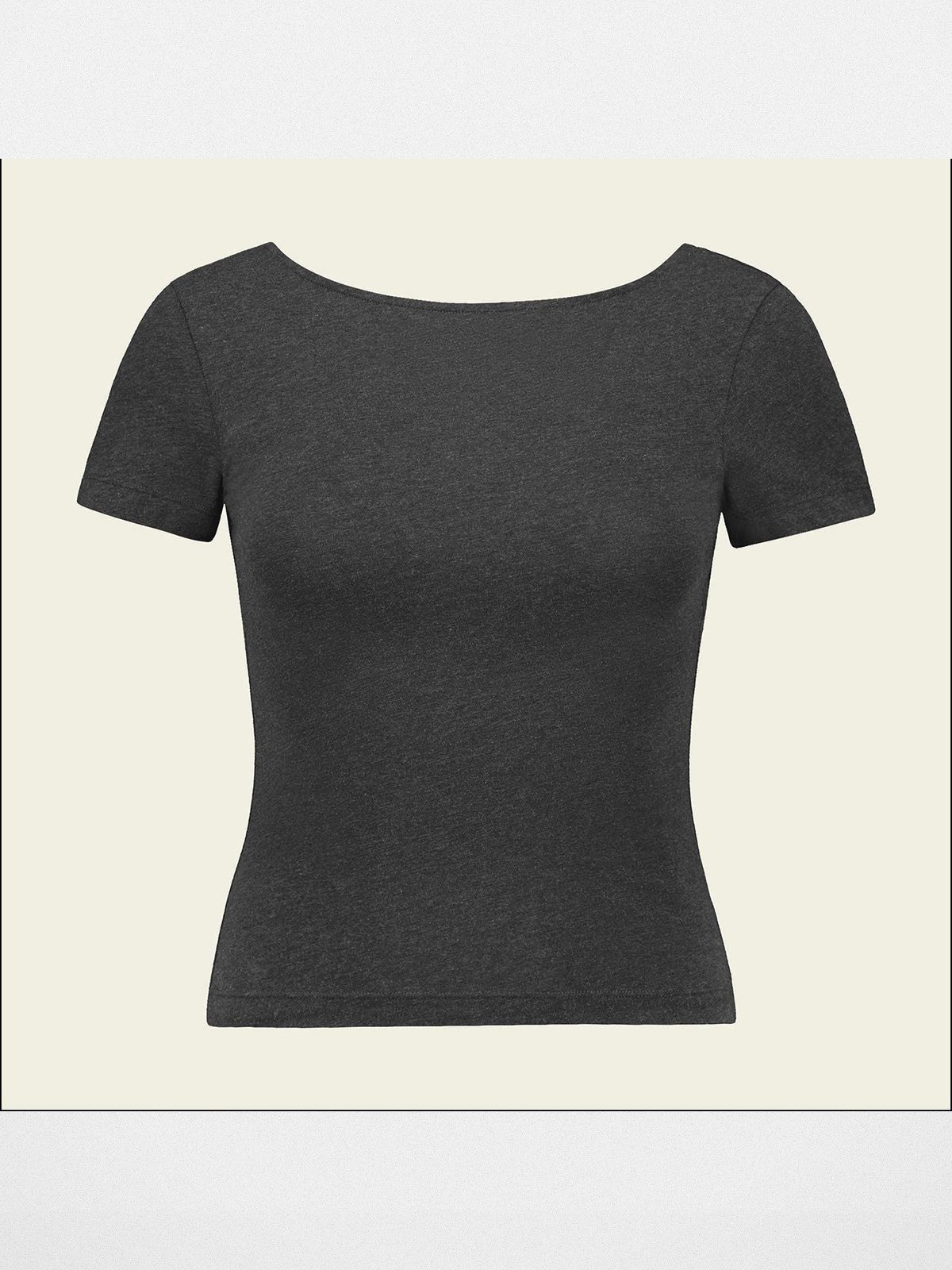 FaxCopyExpress Sunlit Beam Backless Top in Gray