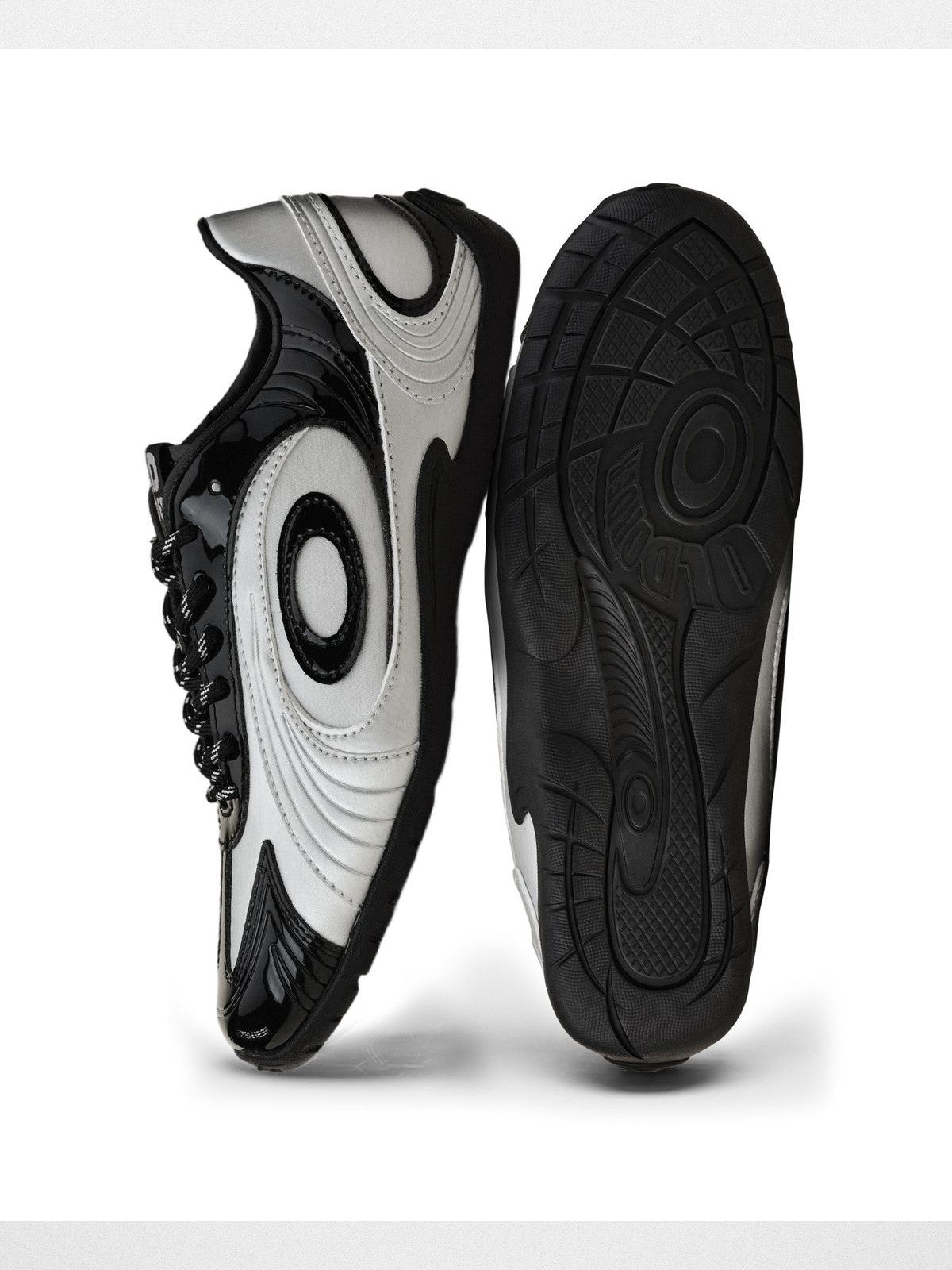 OLDORDER Turbine Lite Silver Sneakers in Black