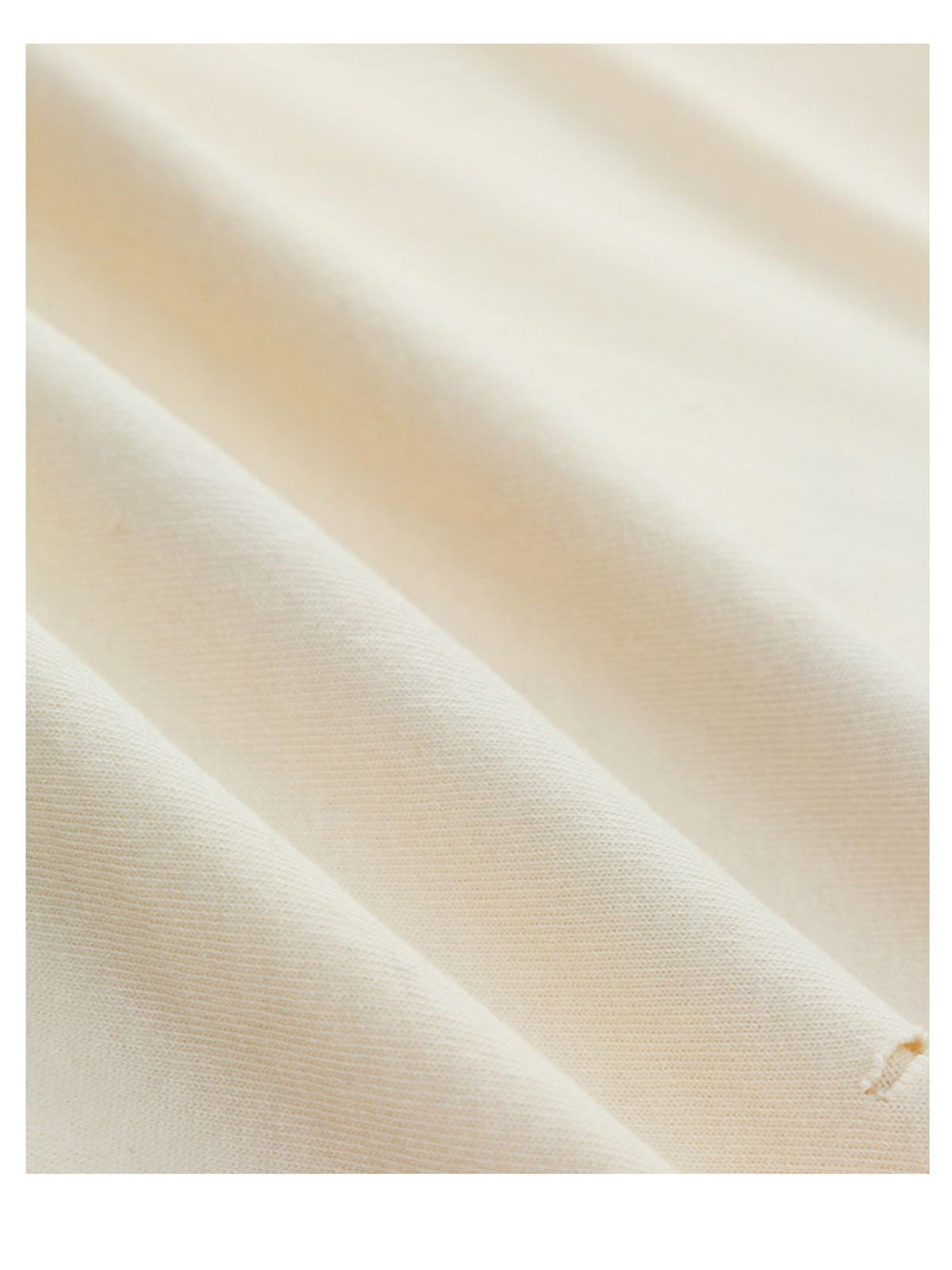 ACSENSE STUDIO Heavy Washed Cross Print T Shirt in Off-White - Detail