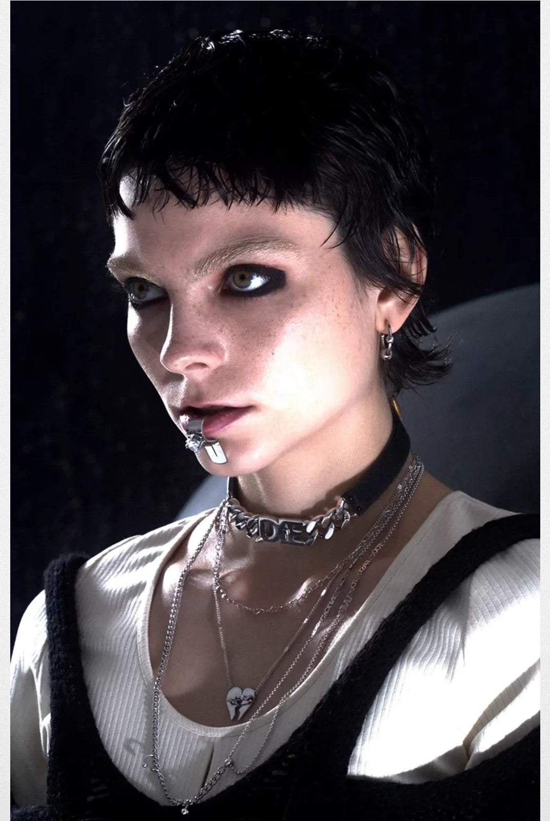 BLACKHEAD Washed Cotton Double Brim Bucket Hat in Gray - On Model