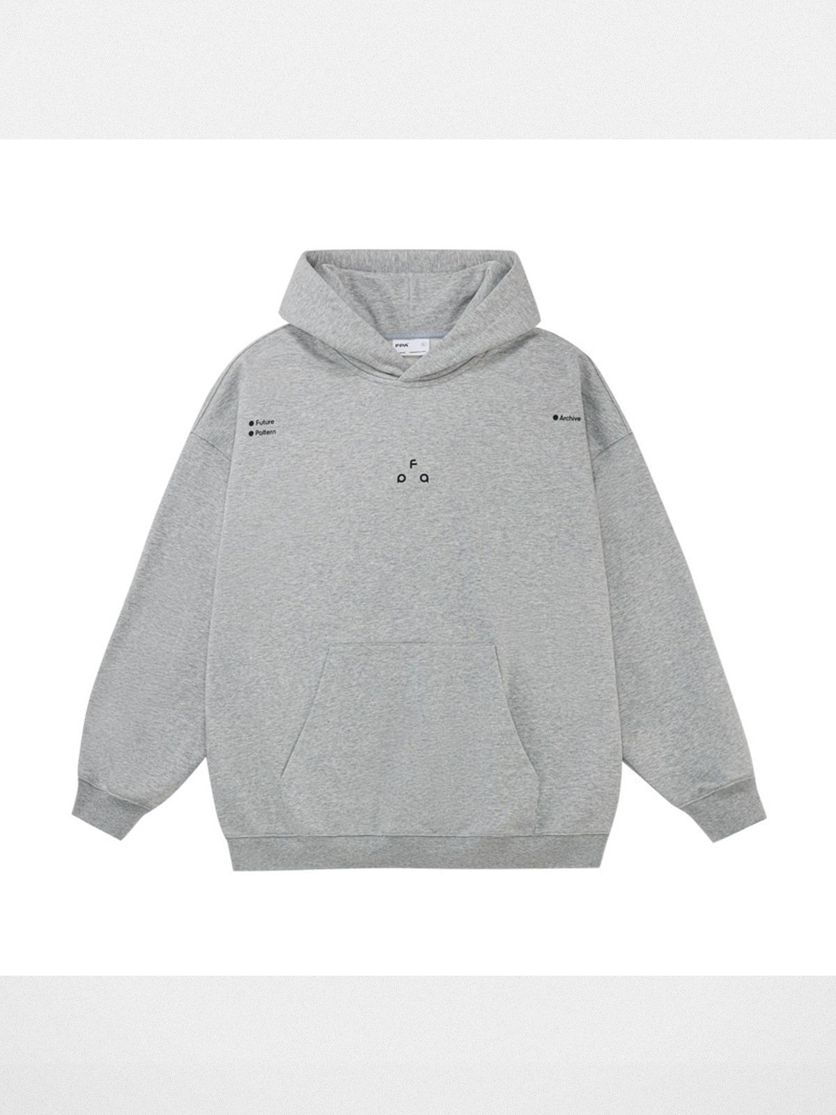 FPA Cotton Blend Logo Hoodie in Gray