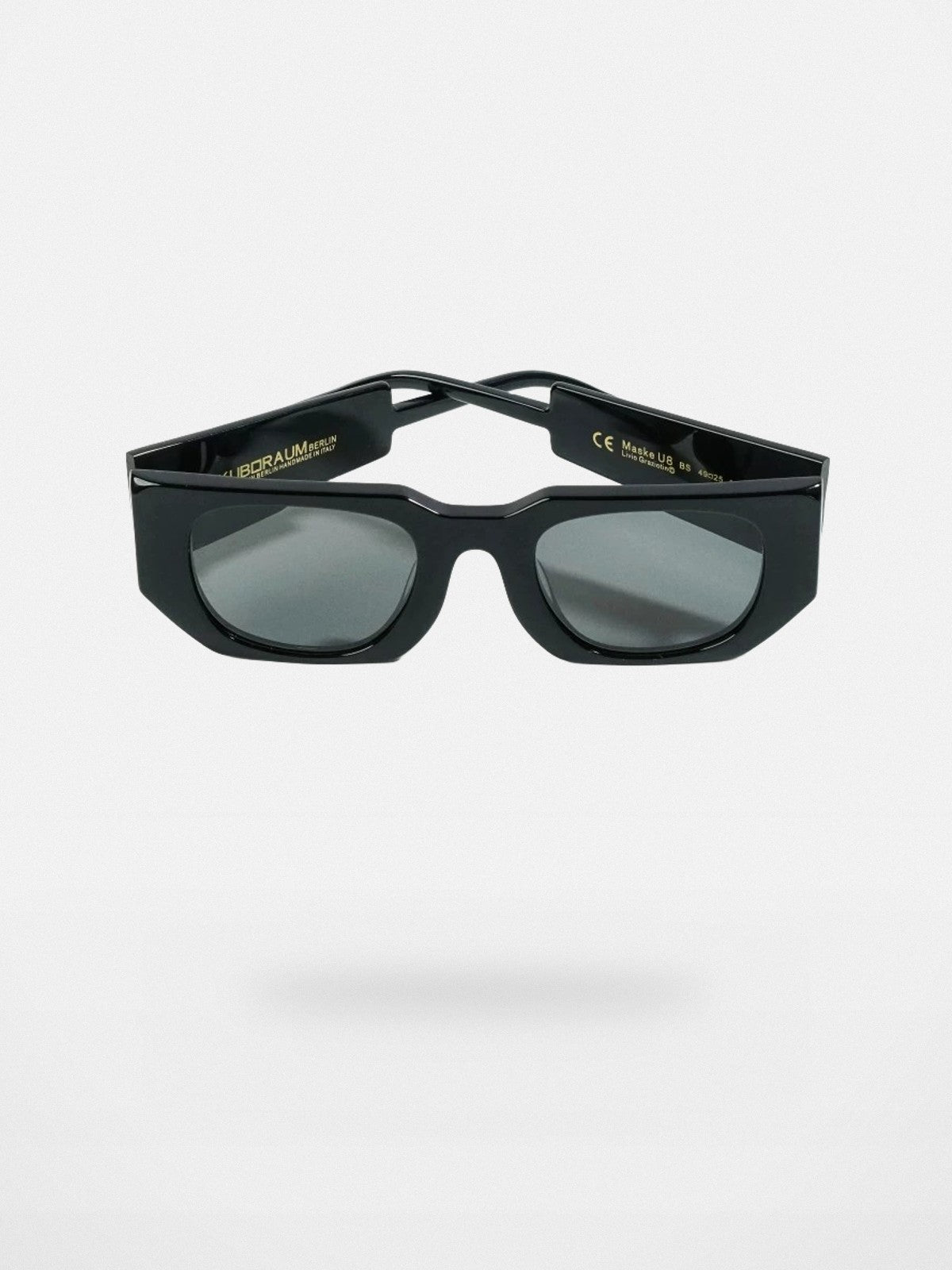 FUTURE UPDATE Rectangular Acetate Sunglasses in Black