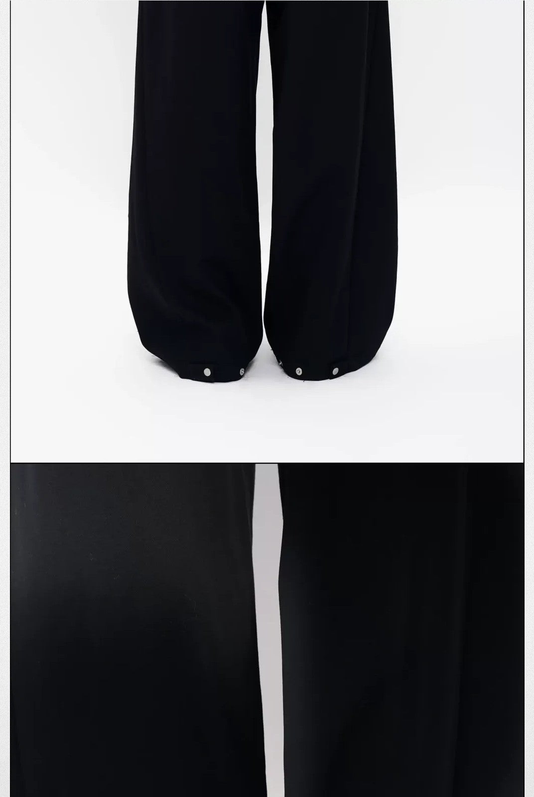 MASONPRINCE Pleated Curved Leg Trousers in Gray