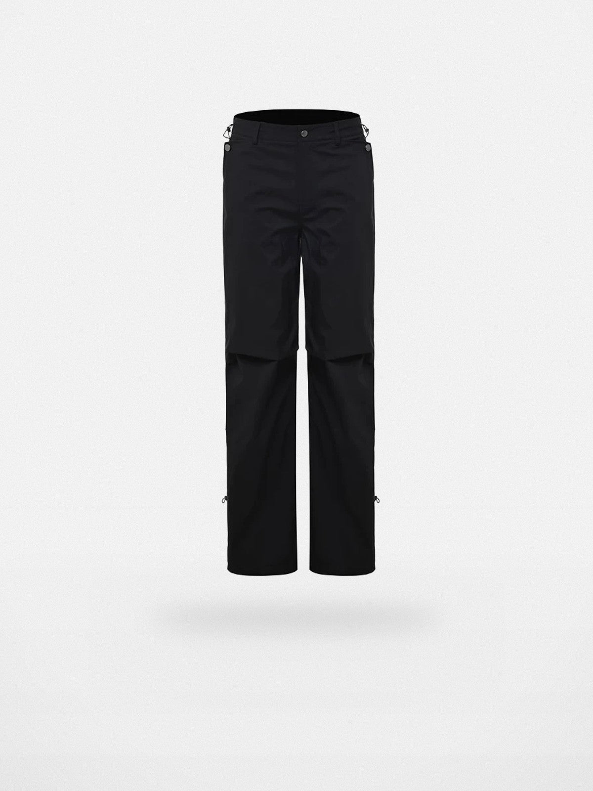 ROOLRREN Homme Waterproof Tech Parachute Pants in Black