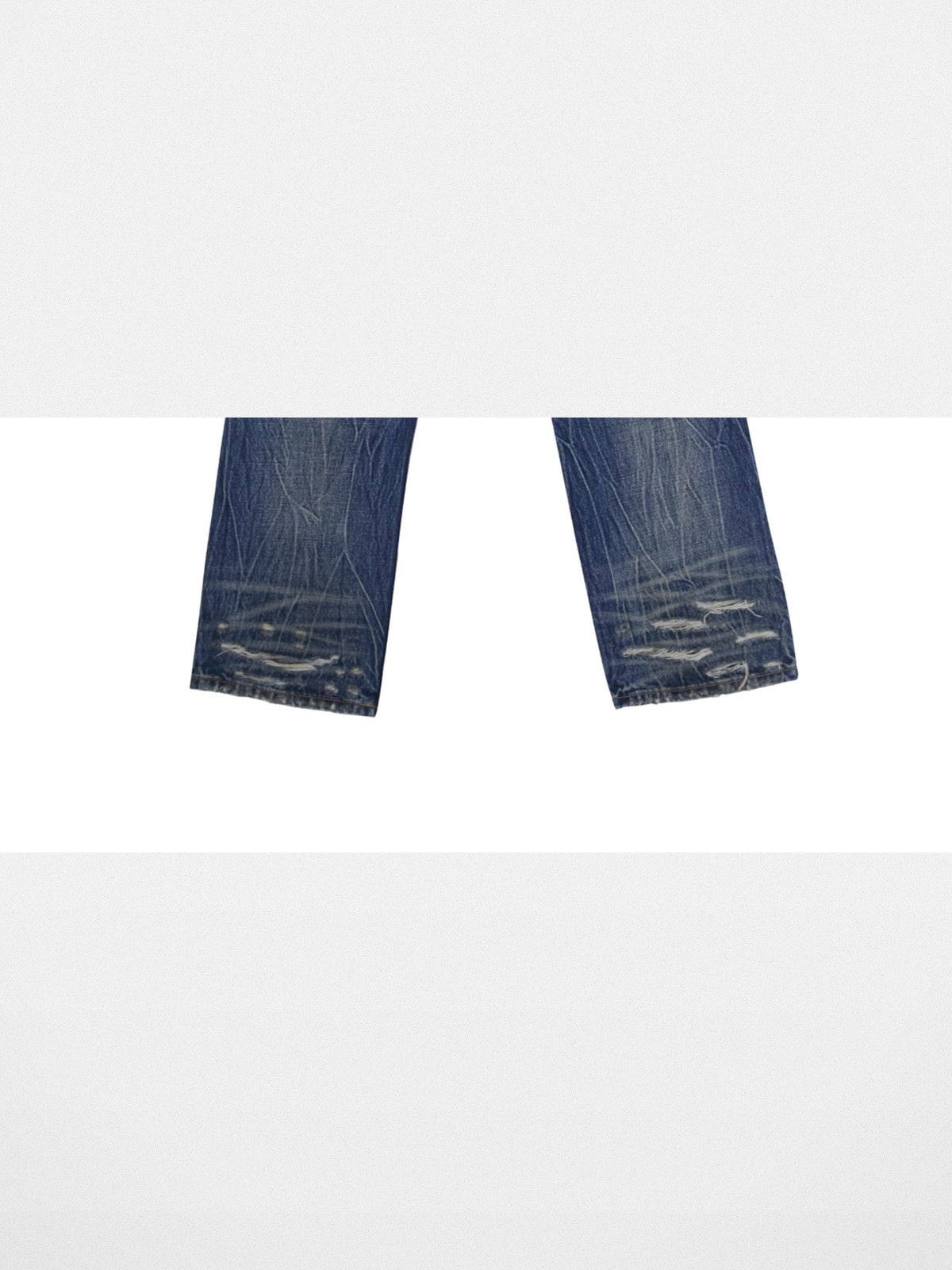 SOD Distressed Patchwork Jeans in Blue - Detail