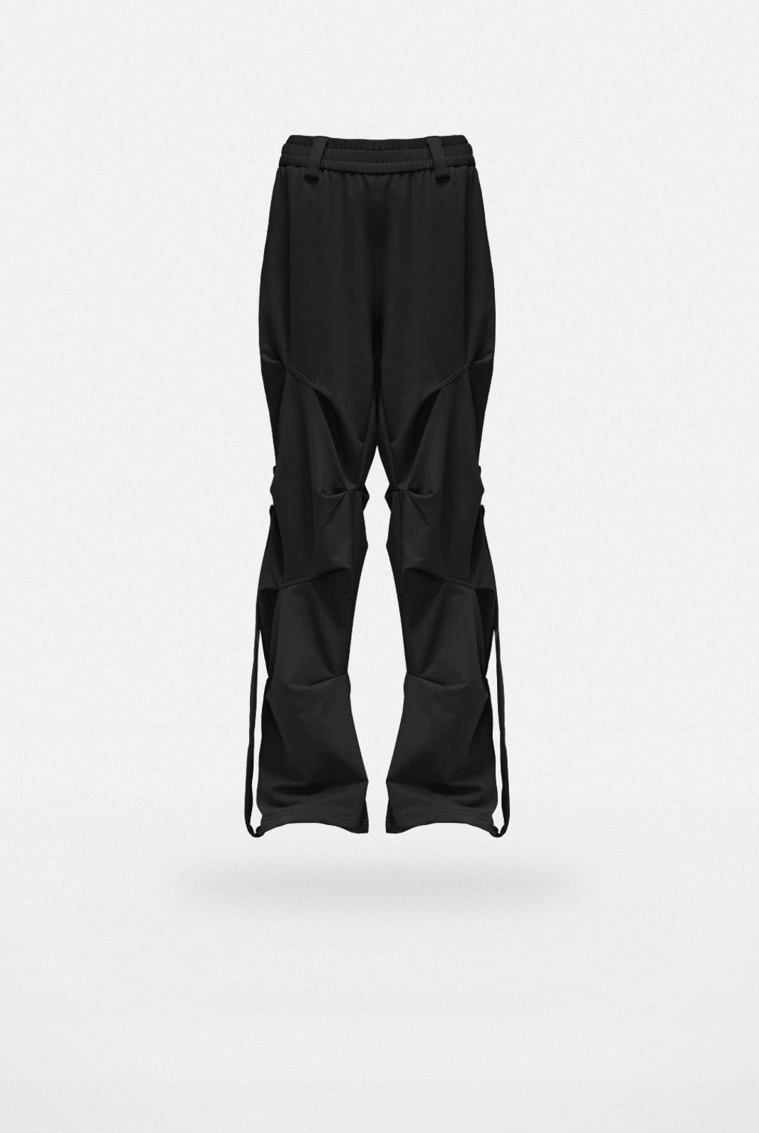 LOSTCTRL Ruched Panel Pants in Gray