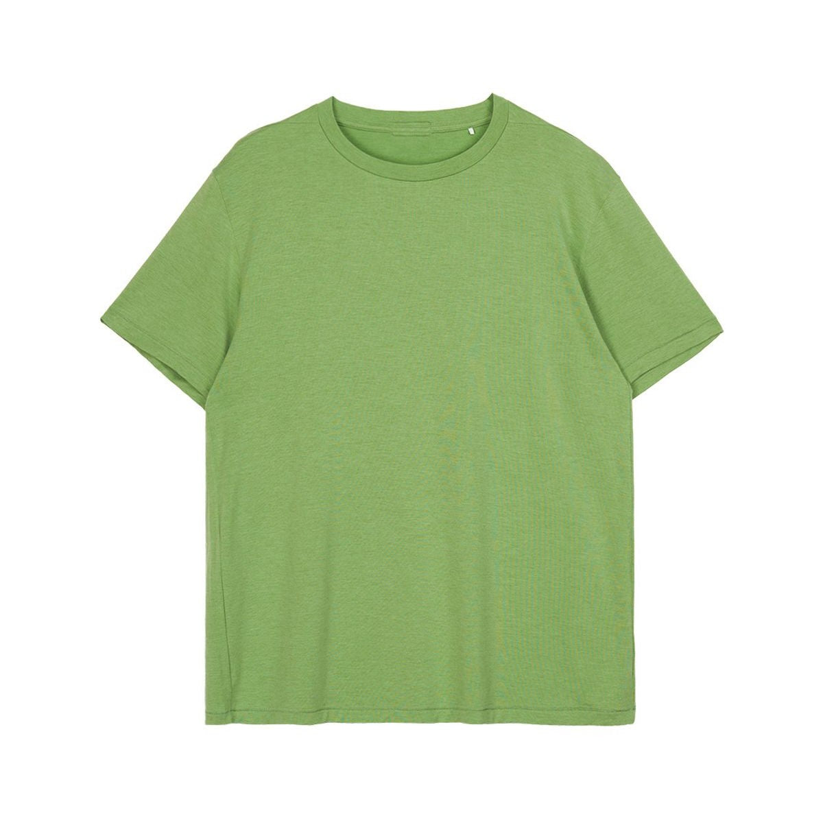 Simple Project Merino Wool Blend Crew T Shirt in Green