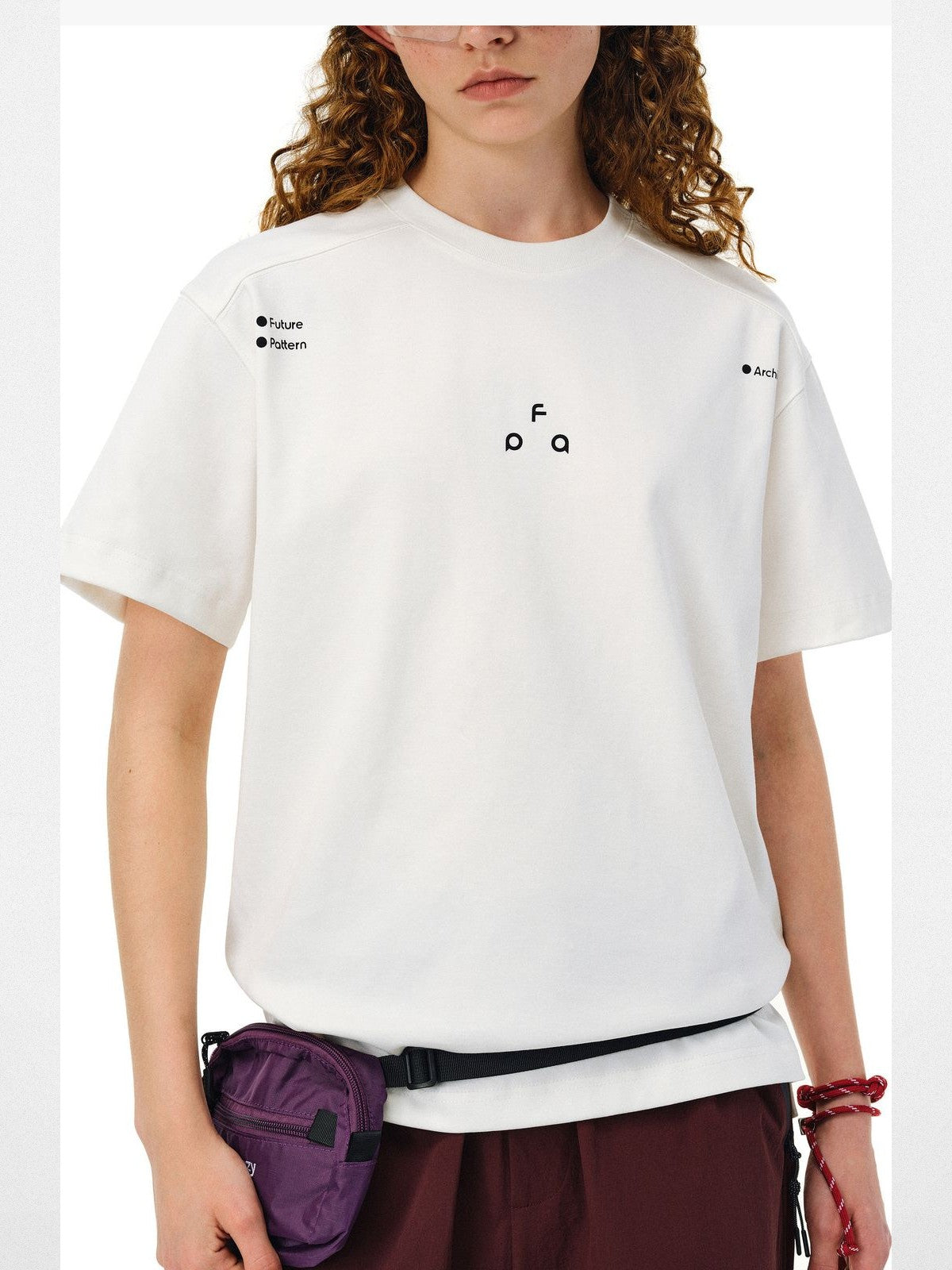 FPA Quick Dry Antibacterial T Shirt in White - On Female Model