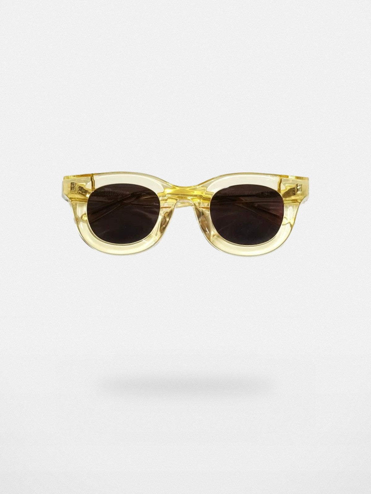 FUTURE UPDATE Oversized Geometric Sunglasses in Yellow