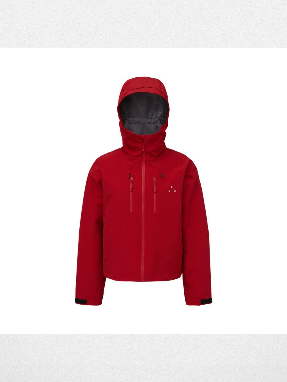 FPA Cropped Waterproof Hard Shell in Red