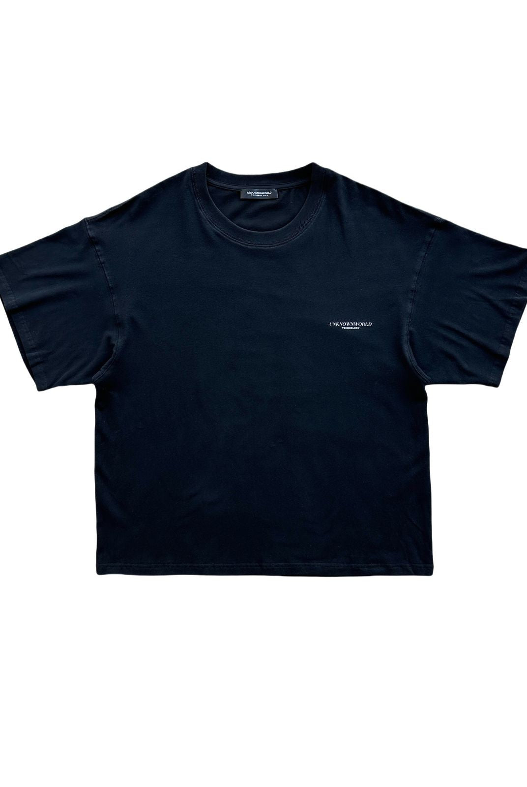 UNKNOWNWORLD Small Logo Cotton T Shirt in White