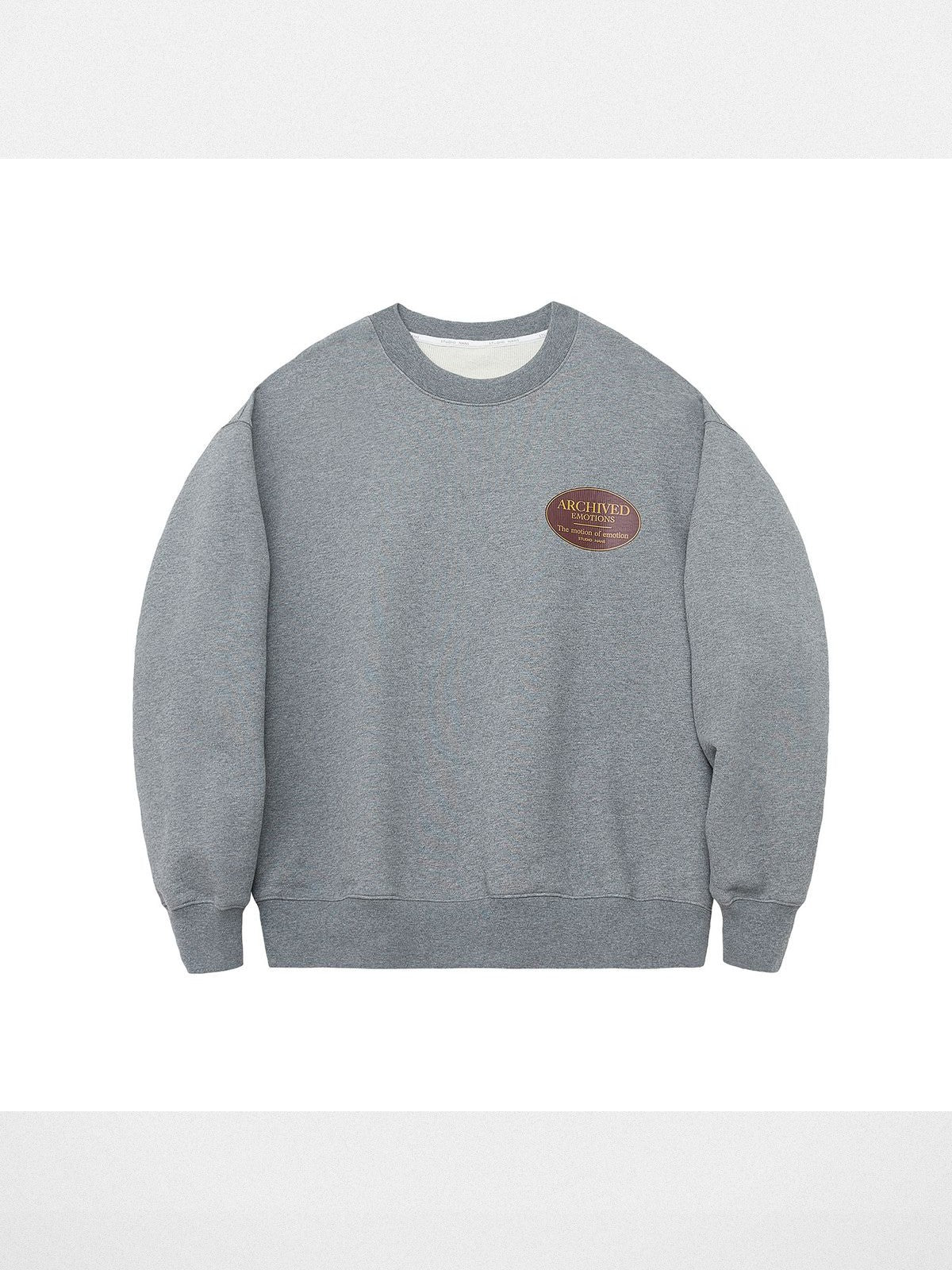 NANS Heavyweight Cotton Terry Crewneck in Gray