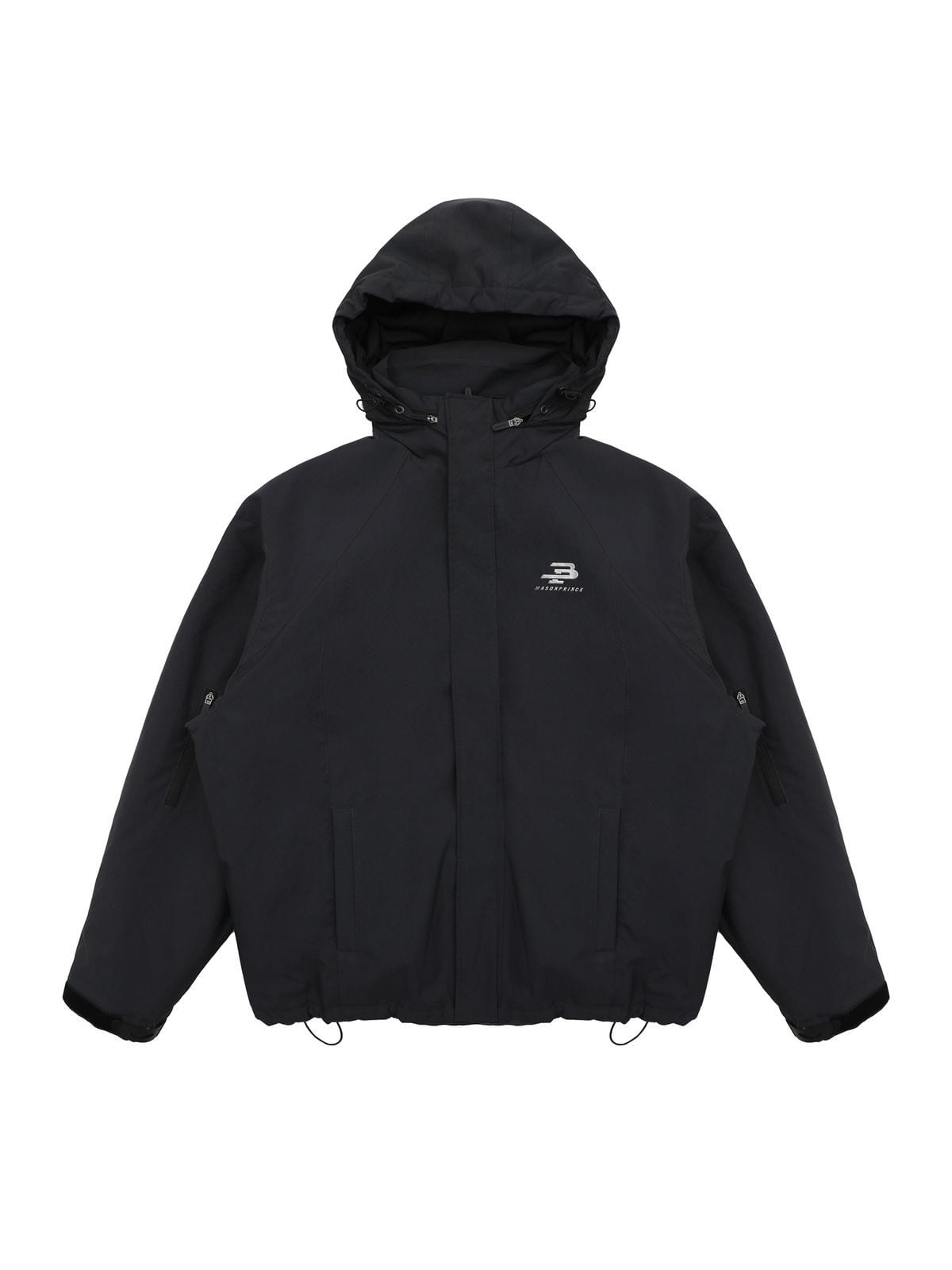 MasonPrince Waterproof Soft Shell Parka in Black