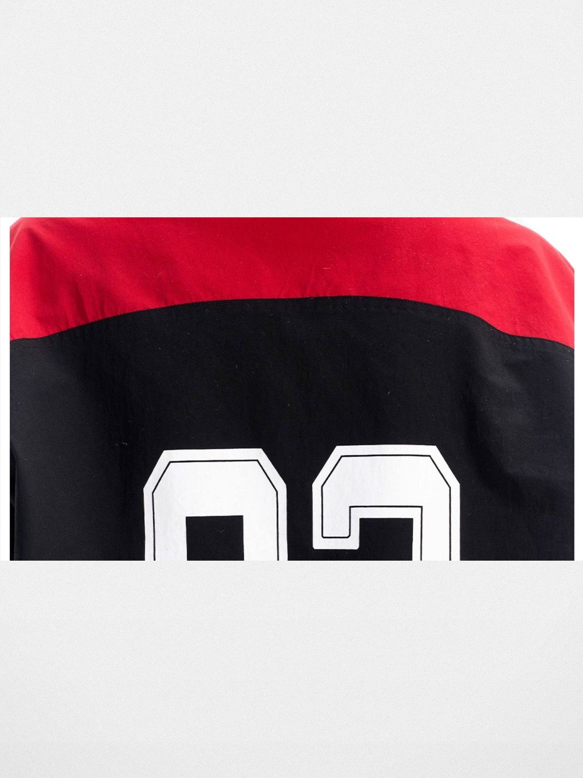 BLINDNOPLAN Reversible Plaid Shirt Jacket in Black - Detail