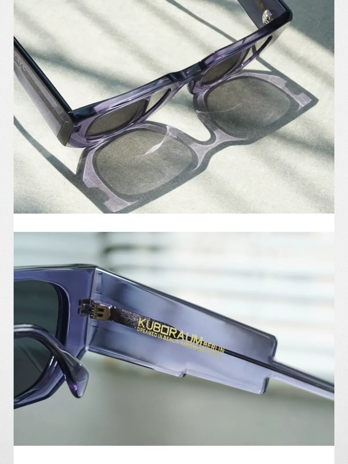 FUTURE UPDATE Chunky Rectangular Sunglasses in Black