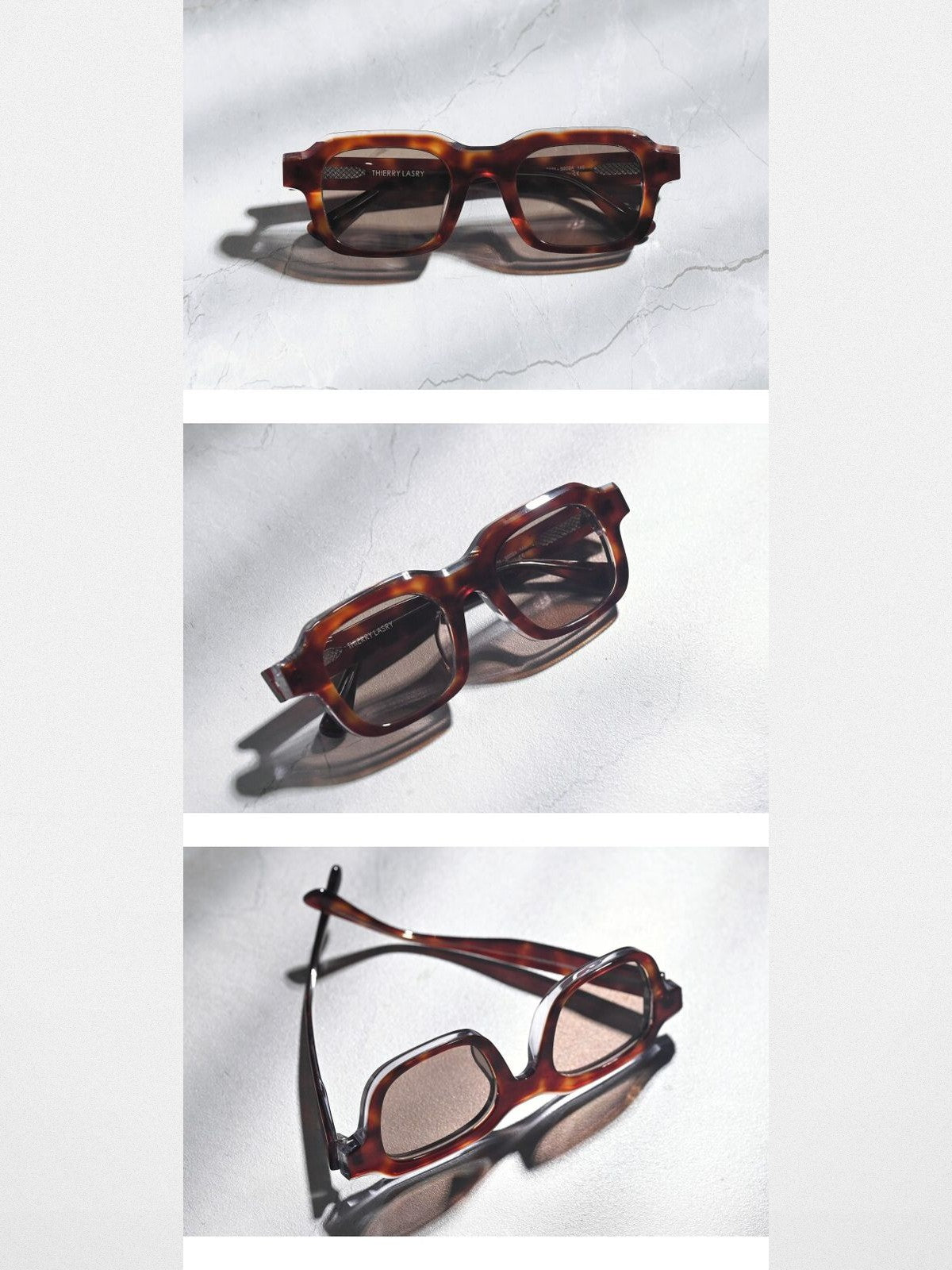 FUTURE UPDATE Retro Acetate Sunglasses in Red