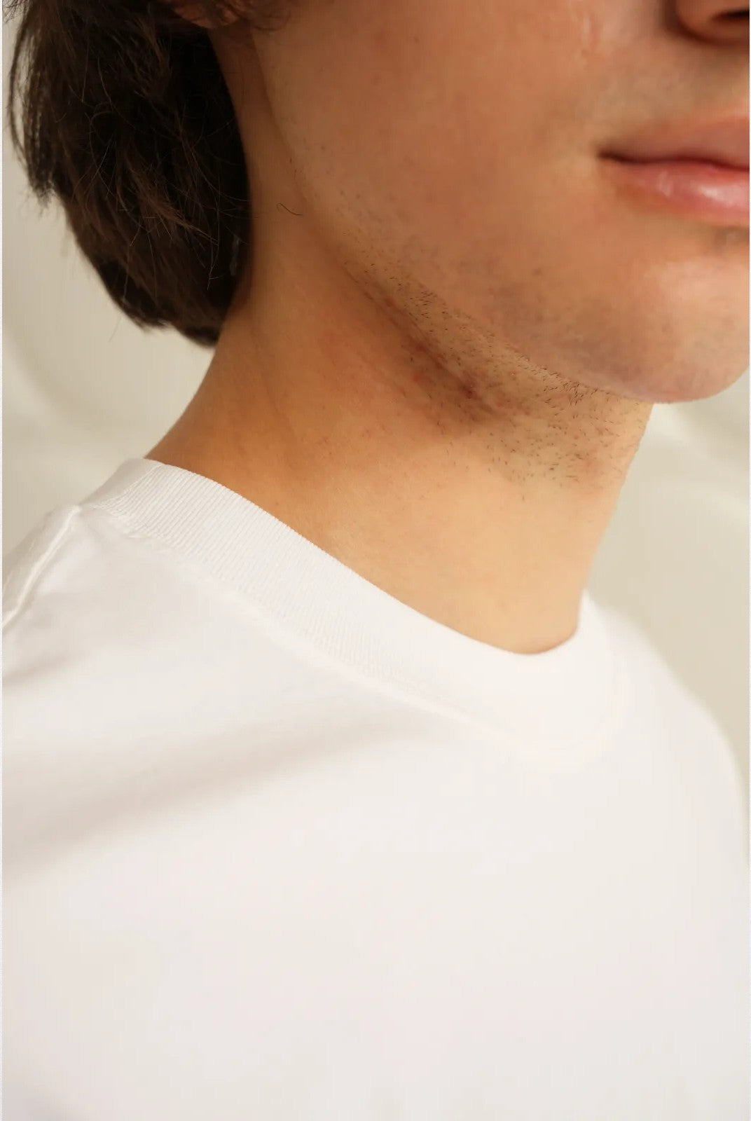 Retro 21 Tubular Knit Brushed Cotton T Shirt in Black