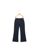 alright then Retro Raw Denim Flared Jeans in Blue