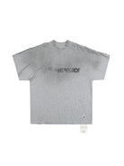 MasonPrince Distressed Spray Paint Logo T Shirt in Gray